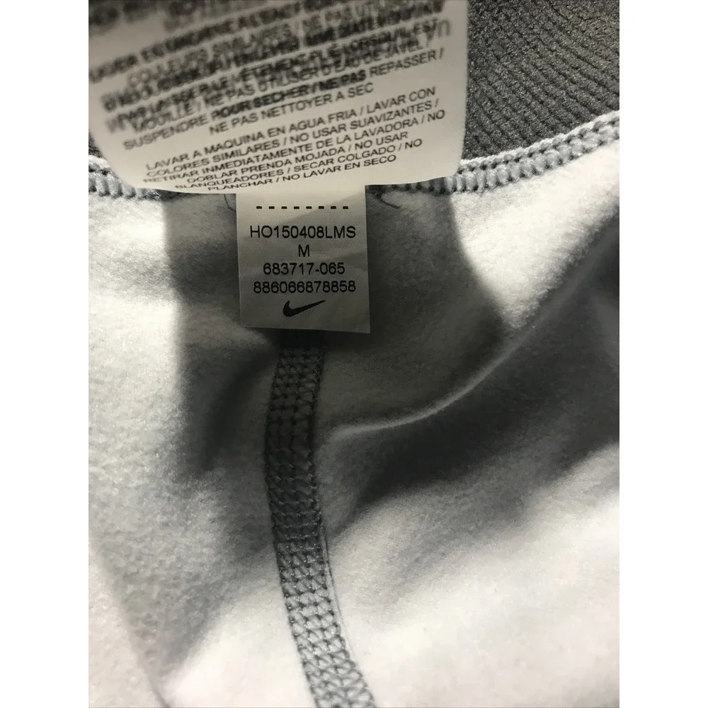 Nike Pro Warm Athletic Leggings Womens Size Medium 683717 Ski Nordic Gray Fleece